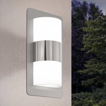 Eglo 98085 - Utomhusbelysning CISTIERNA 2xE27/10W/230V IP44 matt krom