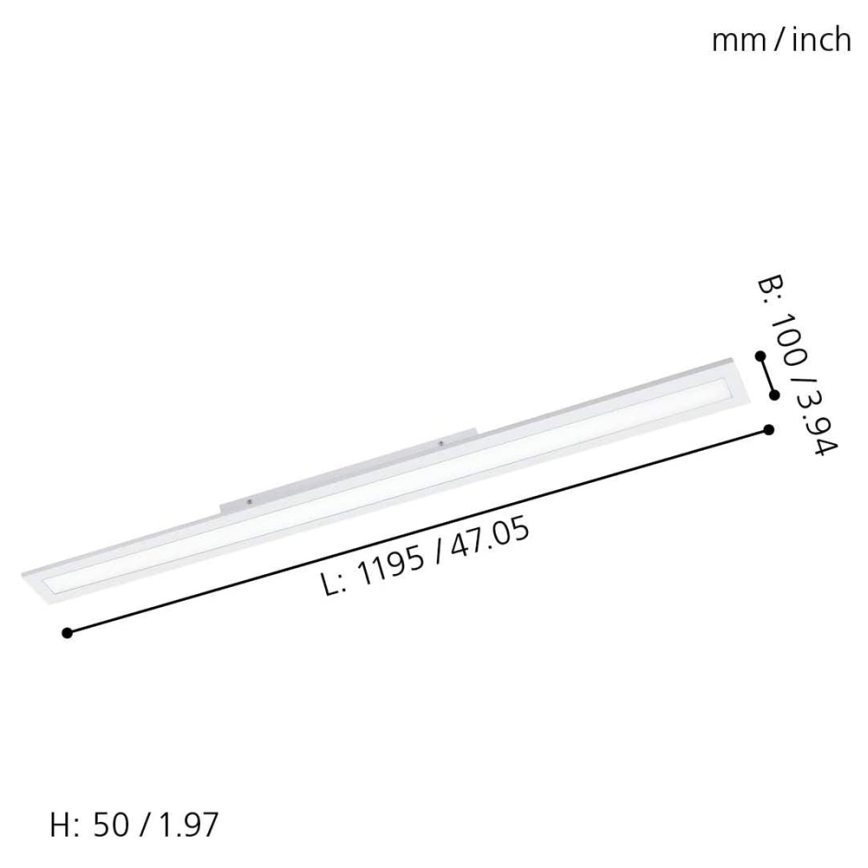 Eglo 98089 - Dimbar LED-panel SALOBRENA-C LED/34W/230V + Fjärrkontroll