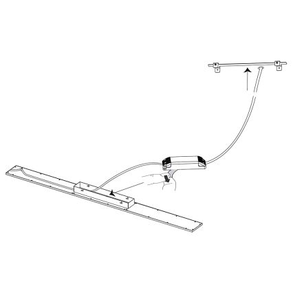 Eglo 98089 - Dimbar LED-panel SALOBRENA-C LED/34W/230V + Fjärrkontroll