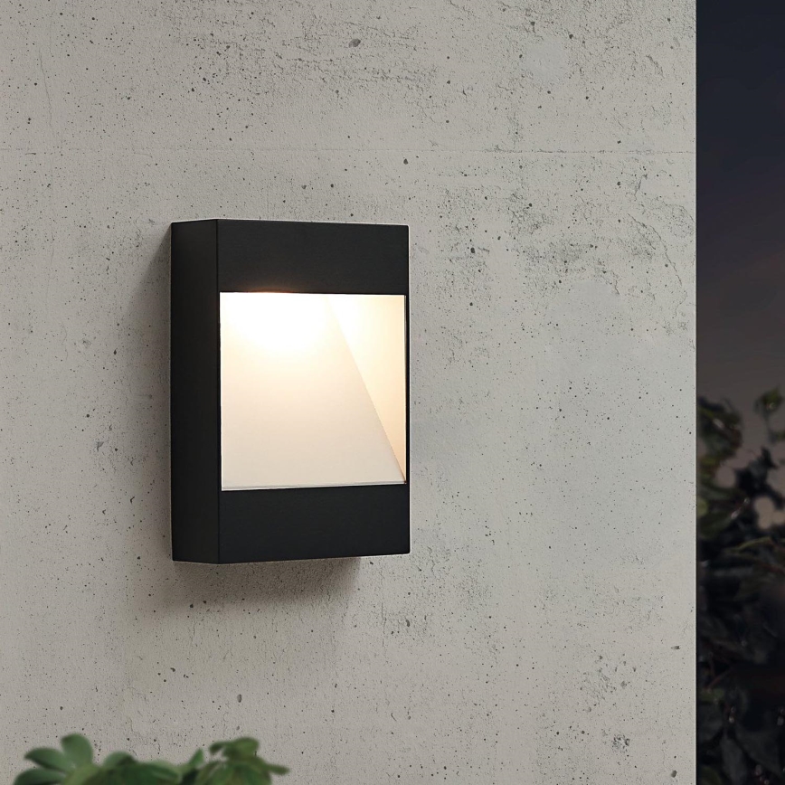 Eglo 98095 - LED Utomhus Väggbelysning MANFRIA LED/10W/230V IP44