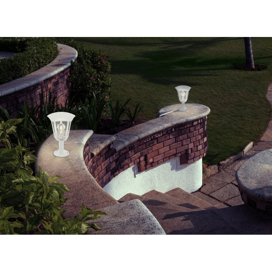 Eglo 98117 - Utomhuslampa MONREALE 1xE27/60W/230V IP44 hight 335 vit