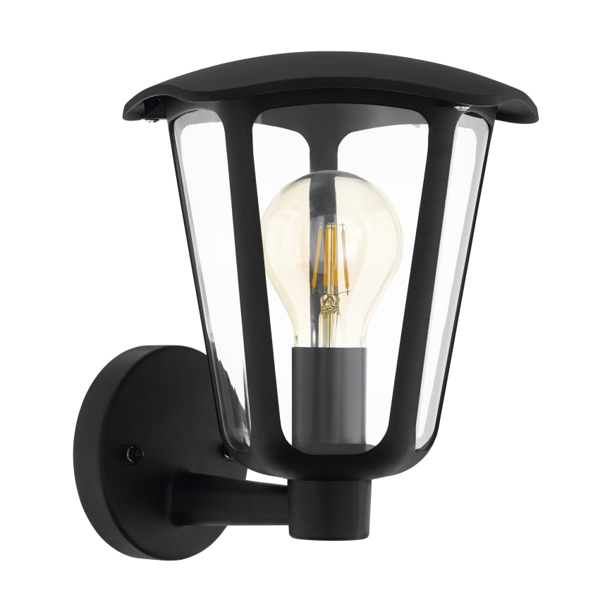 Eglo 98119 - Utomhus Väggbelysning MONREALE 1xE27/60W/230V IP44 svart