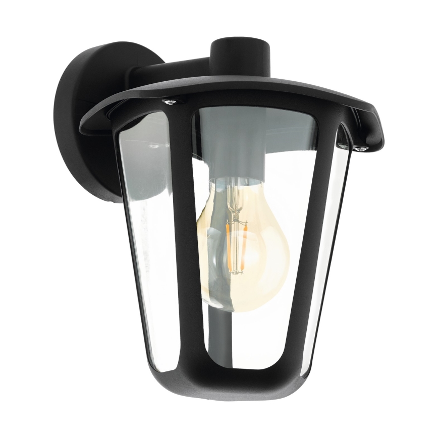 Eglo 98121 - Utomhus Väggbelysning MONREALE 1xE27/60W/230V IP44 svart