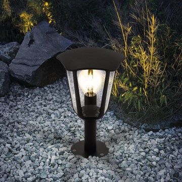 Eglo 98122 - Utomhuslampa MONREALE 1xE27/60W/230V IP44 hight 335 svart