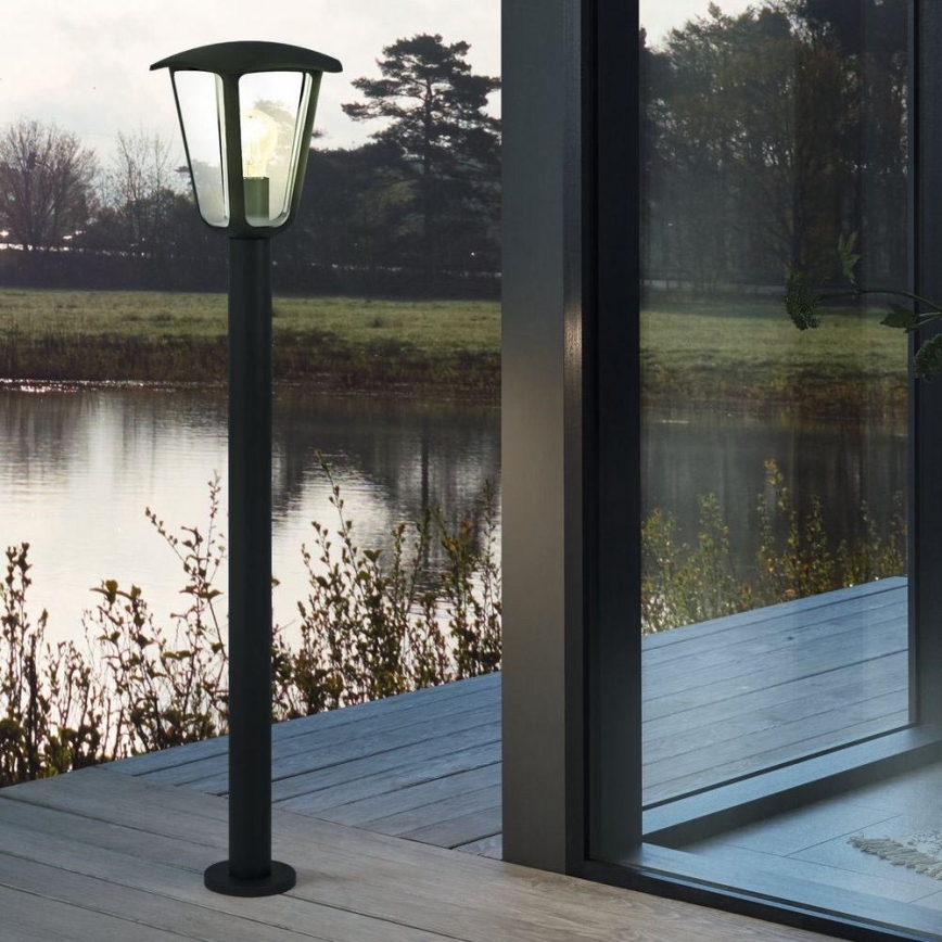 Eglo 98123 - Utomhuslampa MONREALE 1xE27/60W/230V IP44 hight 995 svart