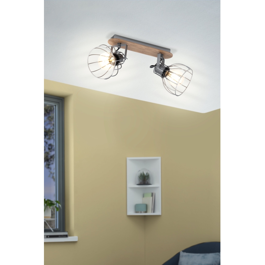 Eglo 98135 - Spotlight SAMBATELLO 2xE27/40W/230V