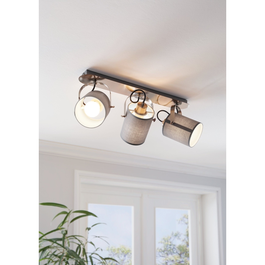 Eglo 98141 - Spotlight VILLABATE 3xE27/10W/230V