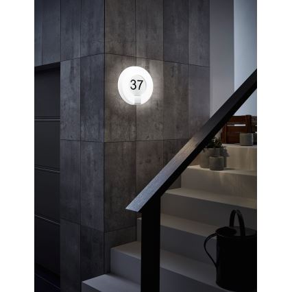 Eglo 98145 - LED Ljusreglerad hus number MARCHESA-C LED/15W/230V IP44