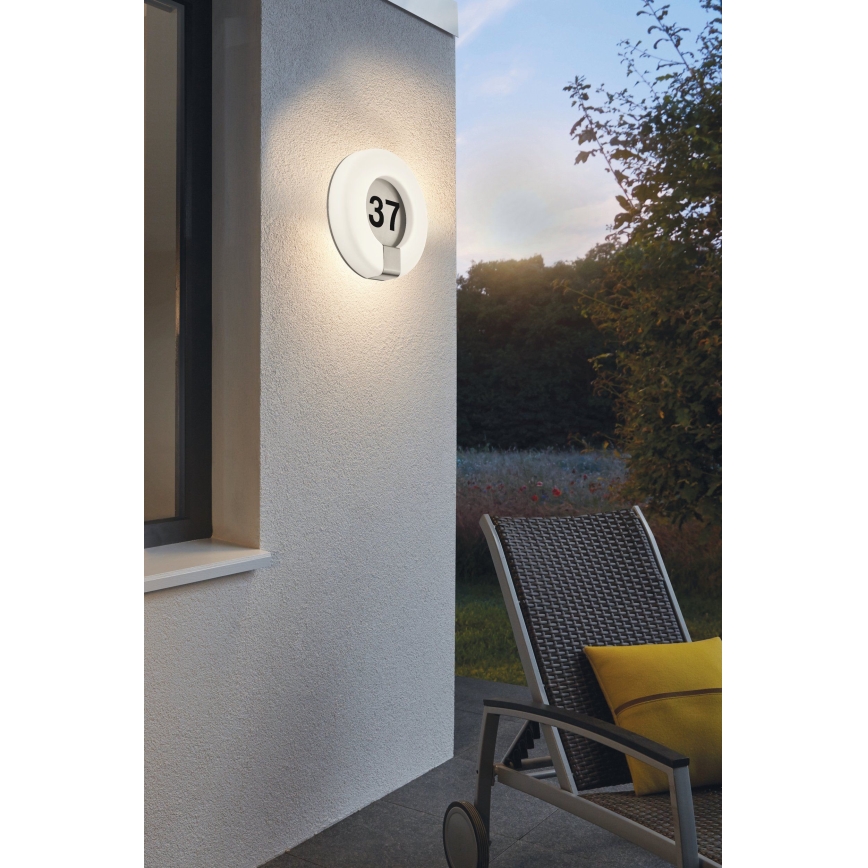 Eglo 98145 - LED Ljusreglerad hus number MARCHESA-C LED/15W/230V IP44