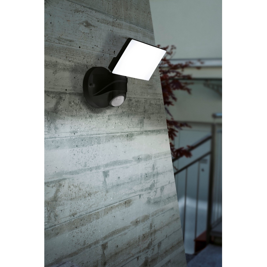 Eglo 98178 - LED Utomhusbelysning med sensor PAGINO LED/15W/230V IP44