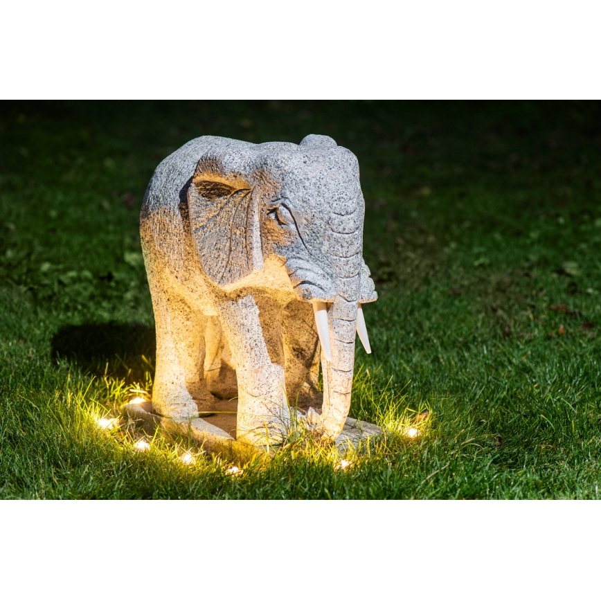 Eglo - LED dekorativ utomhusslinga 9xLED 10m IP65 varm vit