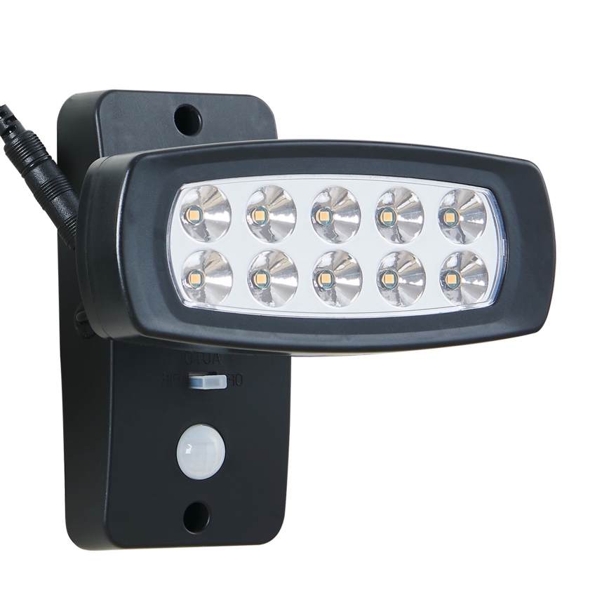 Eglo - LED solcell väggbelysning med sensor LED/1,2V 600 mAh IP44