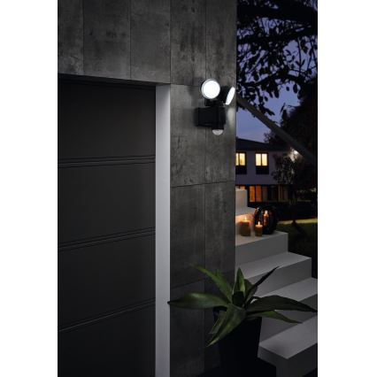 Eglo 98189 - LED Utomhusbelysning med sensor CASABAS 2xLED/4W/4xLR14 IP44