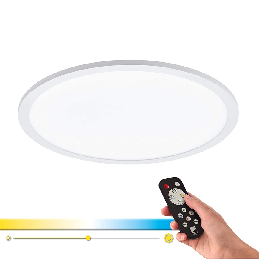 Eglo 98208 - LED Dimbar Takbelysning SARSINA-A LED/19,5W/230V + Fjärrkontroll