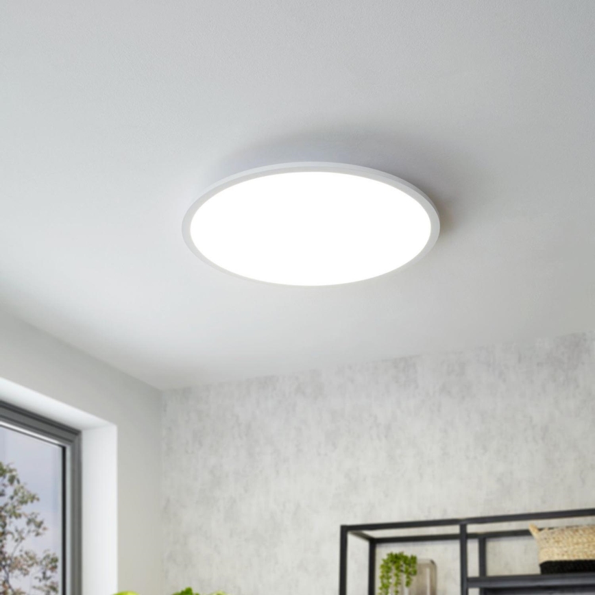 Eglo 98209 - LED Dimbar Takbelysning SARSINA-A LED/30W/230V + Fjärrkontroll 