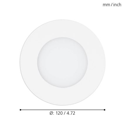 Eglo 98212 - LED Dimbar Hängande Takbelysning FUEVA-A LED/5W/230V + Fjärrkontroll