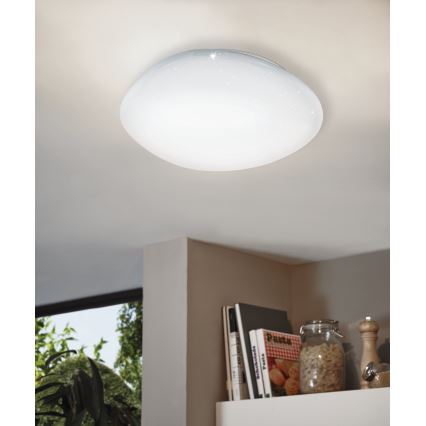 Eglo 98227 - LED Dimbar Takbelysning SILERAS-A LED/24W/230V + Fjärrkontroll 