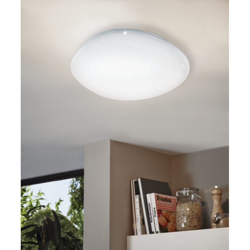 Eglo 98227 - LED Dimbar Takbelysning SILERAS-A LED/24W/230V + Fjärrkontroll 