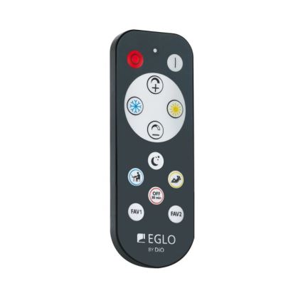Eglo 98228 - LED Dimbar Takbelysning SILERAS-A LED/36W/230V + Fjärrkontroll 