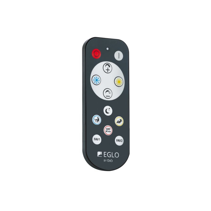 Eglo 98228 - LED Dimbar Takbelysning SILERAS-A LED/36W/230V + Fjärrkontroll 