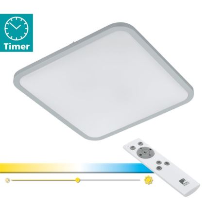 Eglo 98258 - LED Dimbar Takbelysning COGOLETO LED/30W/230V + Fjärrkontroll 