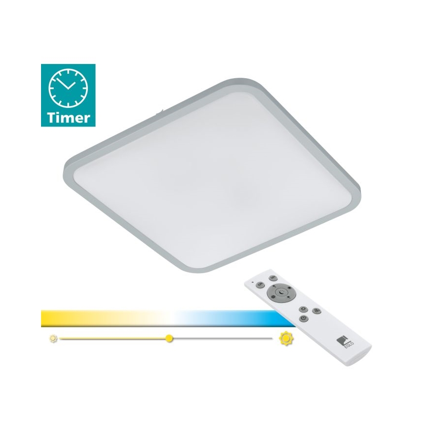 Eglo 98258 - LED Dimbar Takbelysning COGOLETO LED/30W/230V + Fjärrkontroll 