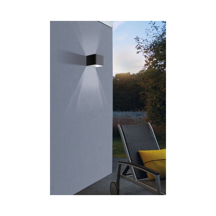 Eglo - LED vägglampa för utomhusbruk LED/6W/230V IP44