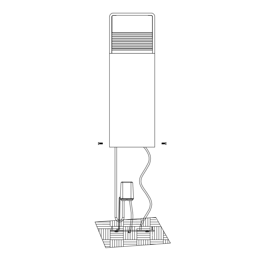 Eglo 98271 - LED Utomhuslampa DONINNI LED/5W/230V IP44