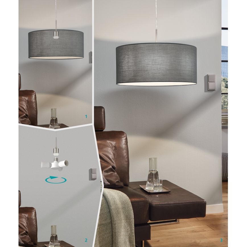 Eglo 98279 - Montering RUEDA 3xE27/20W