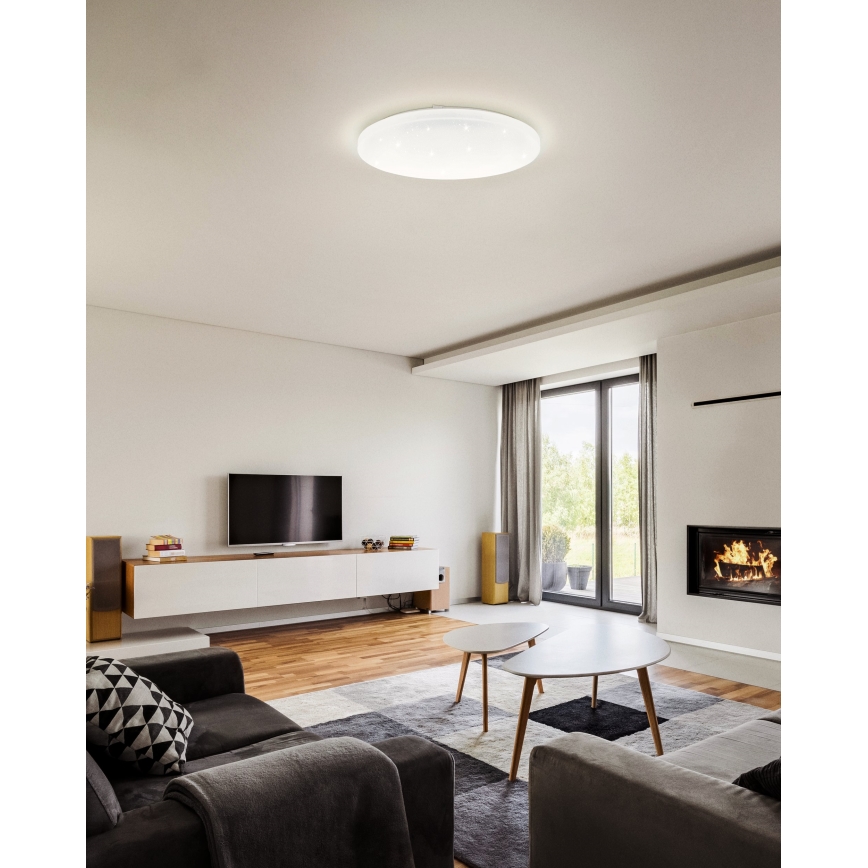 Eglo 98294 - LED Dimbar Badrumsbelysning FRANIA-A LED/12W/230V IP44 + Fjärrkontroll 