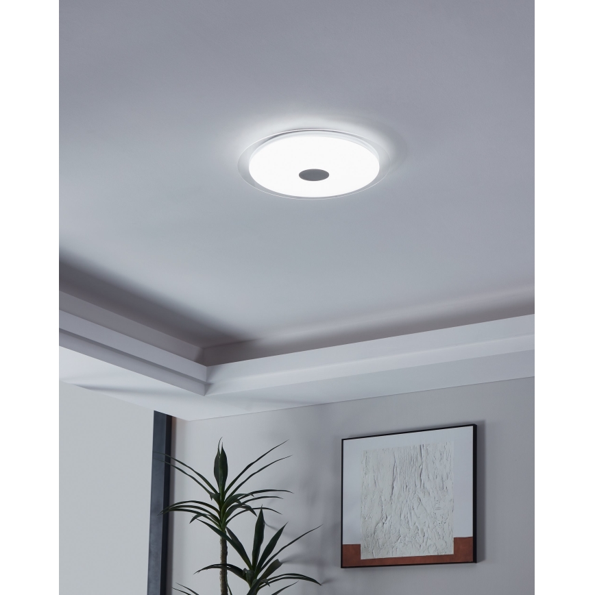 Eglo 98323 - LED Dimbar Takbelysning LANCIANO LED/24W/230V + Fjärrkontroll 
