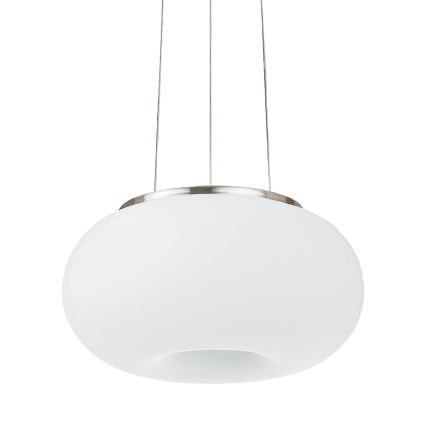 Eglo - LED RGB Ljusreglerad ljuskrona på textilsladd OPTICA-C LED/21W/230V diameter 37,5 cm