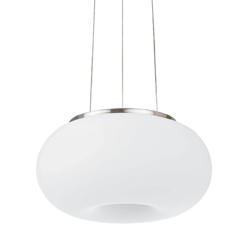 Eglo - LED RGB Ljusreglerad ljuskrona på textilsladd OPTICA-C LED/21W/230V diameter 37,5 cm