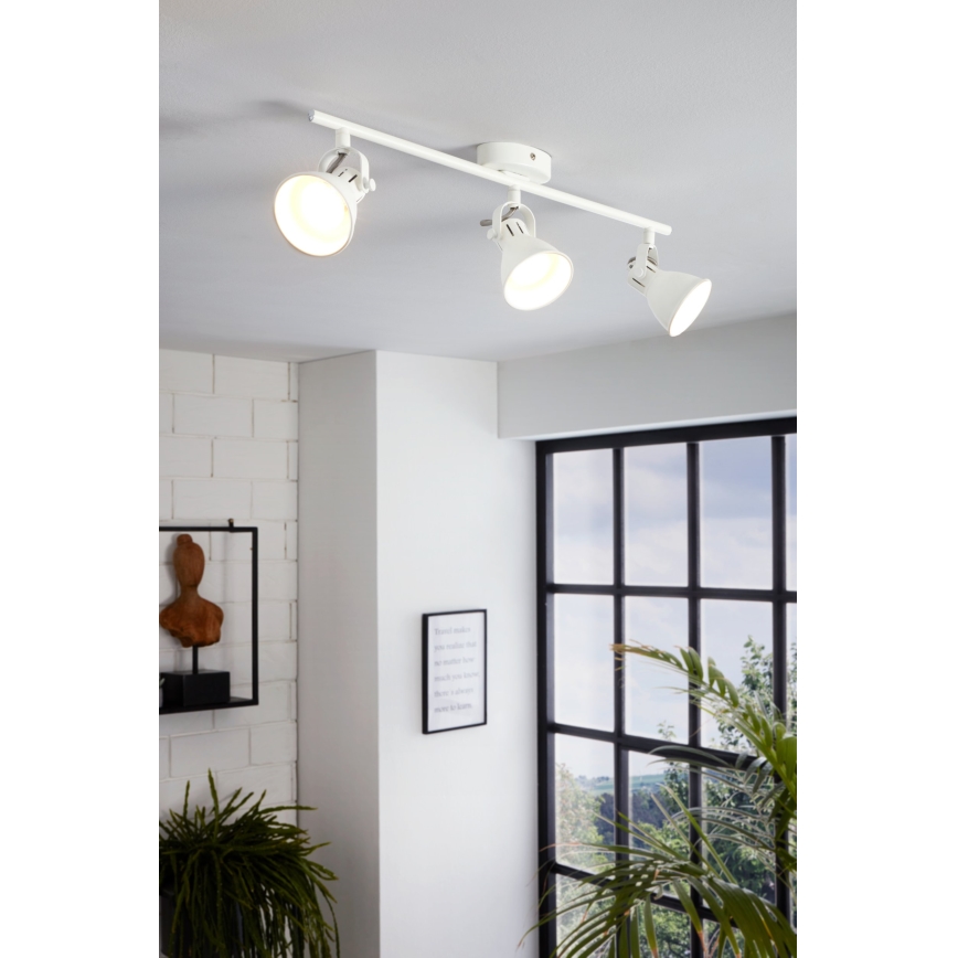 Eglo 98395 - LED Spotlight SERAS 3xGU10/3,3W/230V