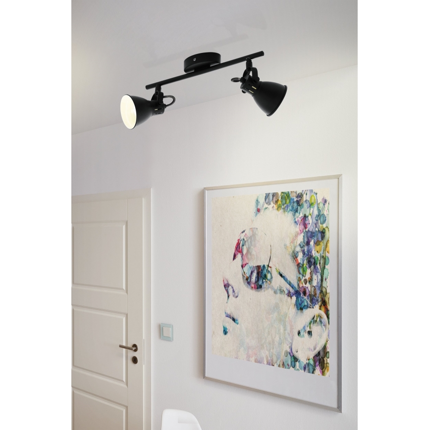 Eglo 98398 - LED Spotlight SERAS 2xGU10/3,3W/230V