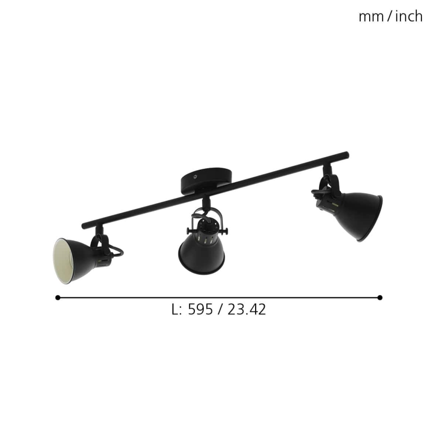Eglo 98399 - LED Spotlight SERAS 3xGU10/3,3W/230V