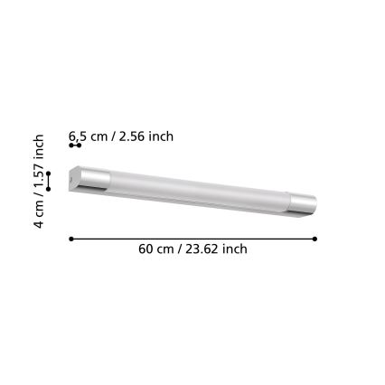 Eglo - LED Badrumsspegelbelysning LED/16W/230V IP44
