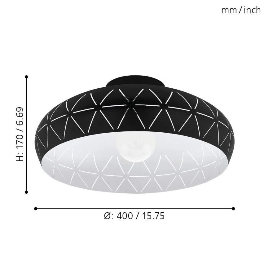 Eglo 98466 - Takbelysning RAMON 1xE27/28W/230V