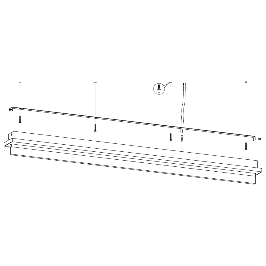 Eglo 98494 - LED Takbelysning SPADAFORA LED/25W/230V