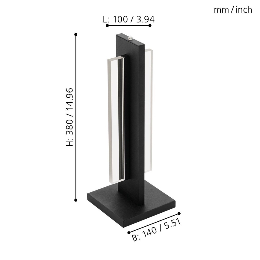 Eglo 98497 - LED Dimbar Bordslampa SPADAFORA LED/15W/230V