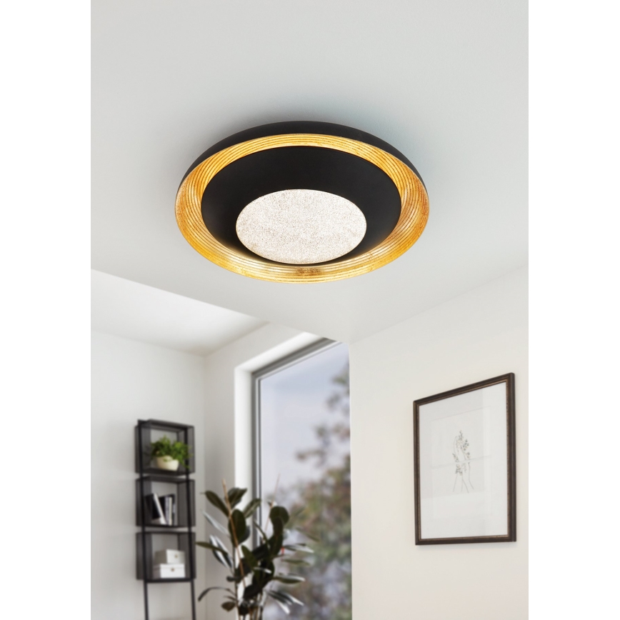 Eglo 98527 - LED Dimbar Takbelysning CANICOSA LED/24,5W/230V + Fjärrkontroll 