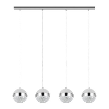 Eglo 98557 - LED Ljuskrona med snöre LICOROTO 4xG9/3W/230V