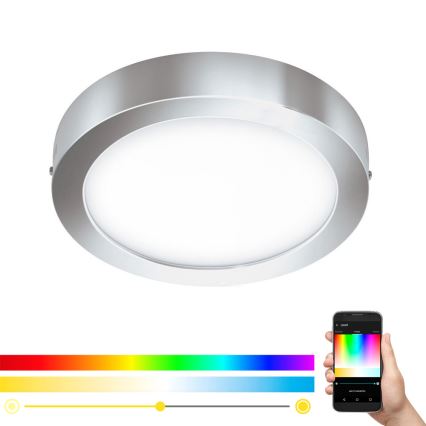 Eglo 98559 - LED RGB Dimbar Takbelysning FUEVA-C LED/21W/230V