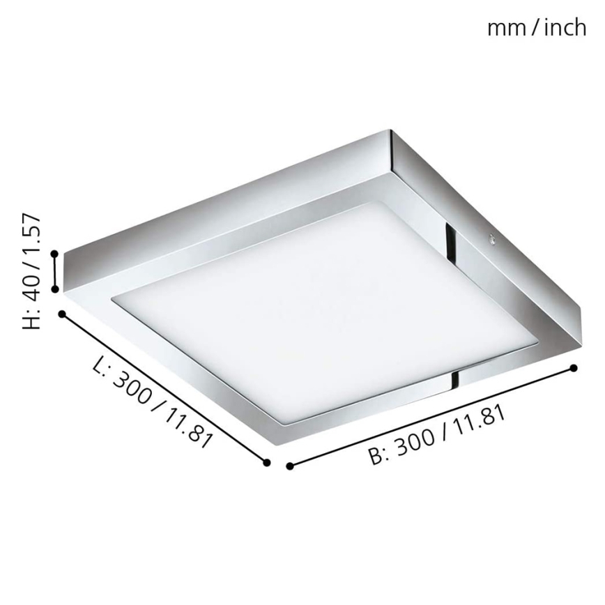 Eglo 98561 - LED RGB Dimbar Takbelysning FUEVA-C LED/21W/230V