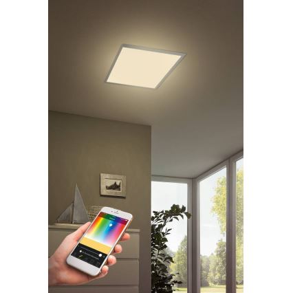 Eglo - LED RGB dimbar taklampa TURCONA-C LED/20W/230V + fjärrkontroll