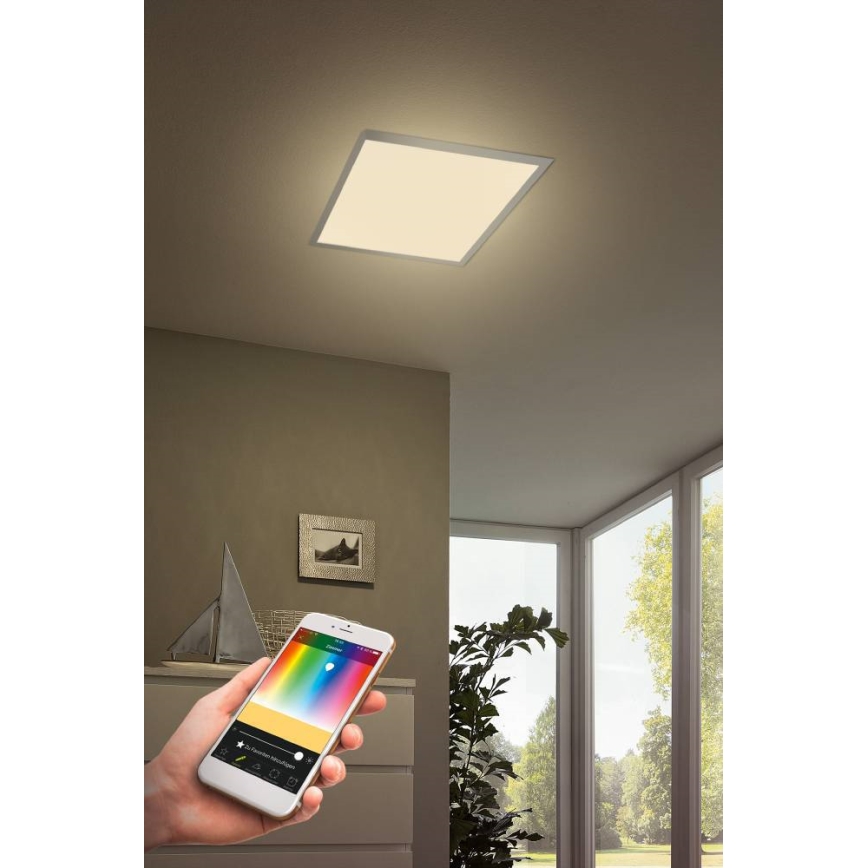 Eglo - LED RGB dimbar taklampa TURCONA-C LED/20W/230V + fjärrkontroll