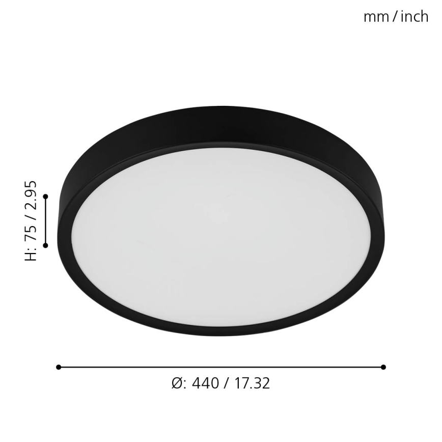 Eglo 98604 - LED Takbelysning MUSURITA LED/33,5W/230V