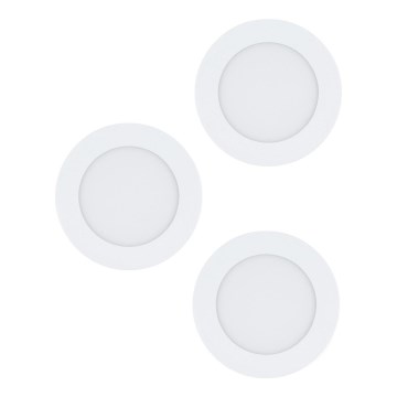 Eglo 98631 - KIT 3x LED infälld belysning FUEVA 3xLED/5W/230V