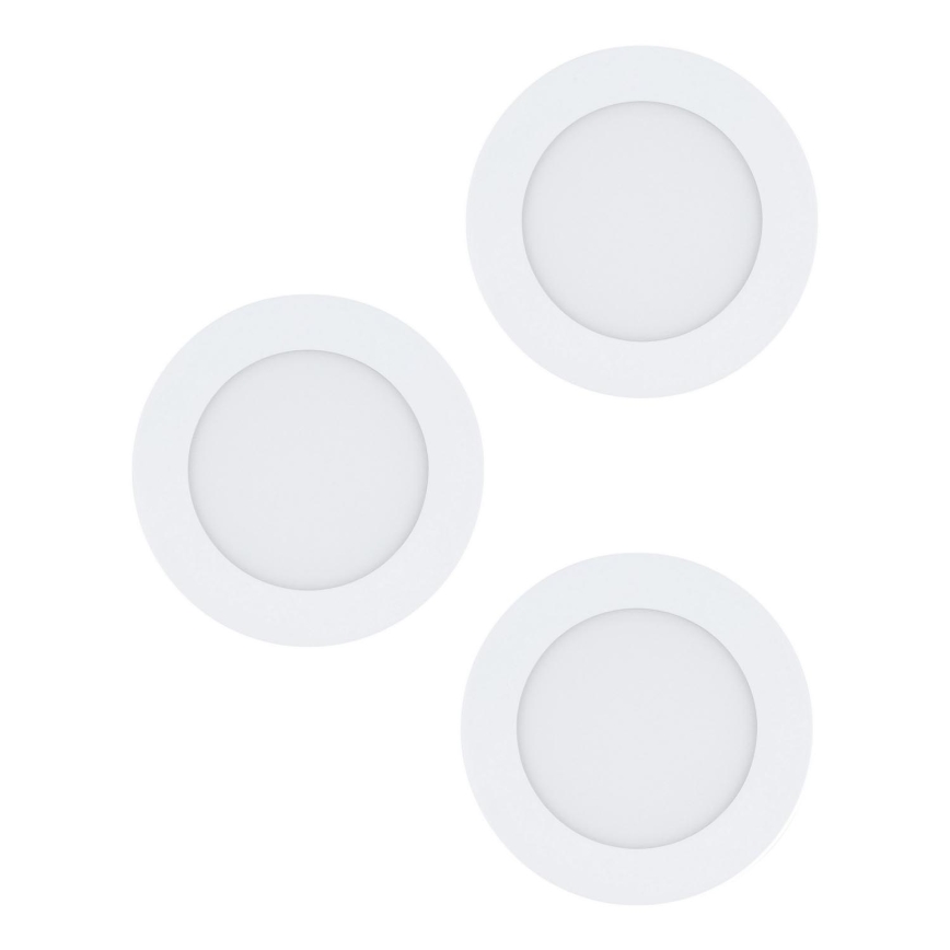 Eglo 98631 - KIT 3x LED infälld belysning FUEVA 3xLED/5W/230V