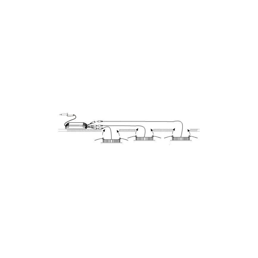 Eglo 98632 - KIT 3x LED infälld belysning FUEVA 3xLED/5W/230V